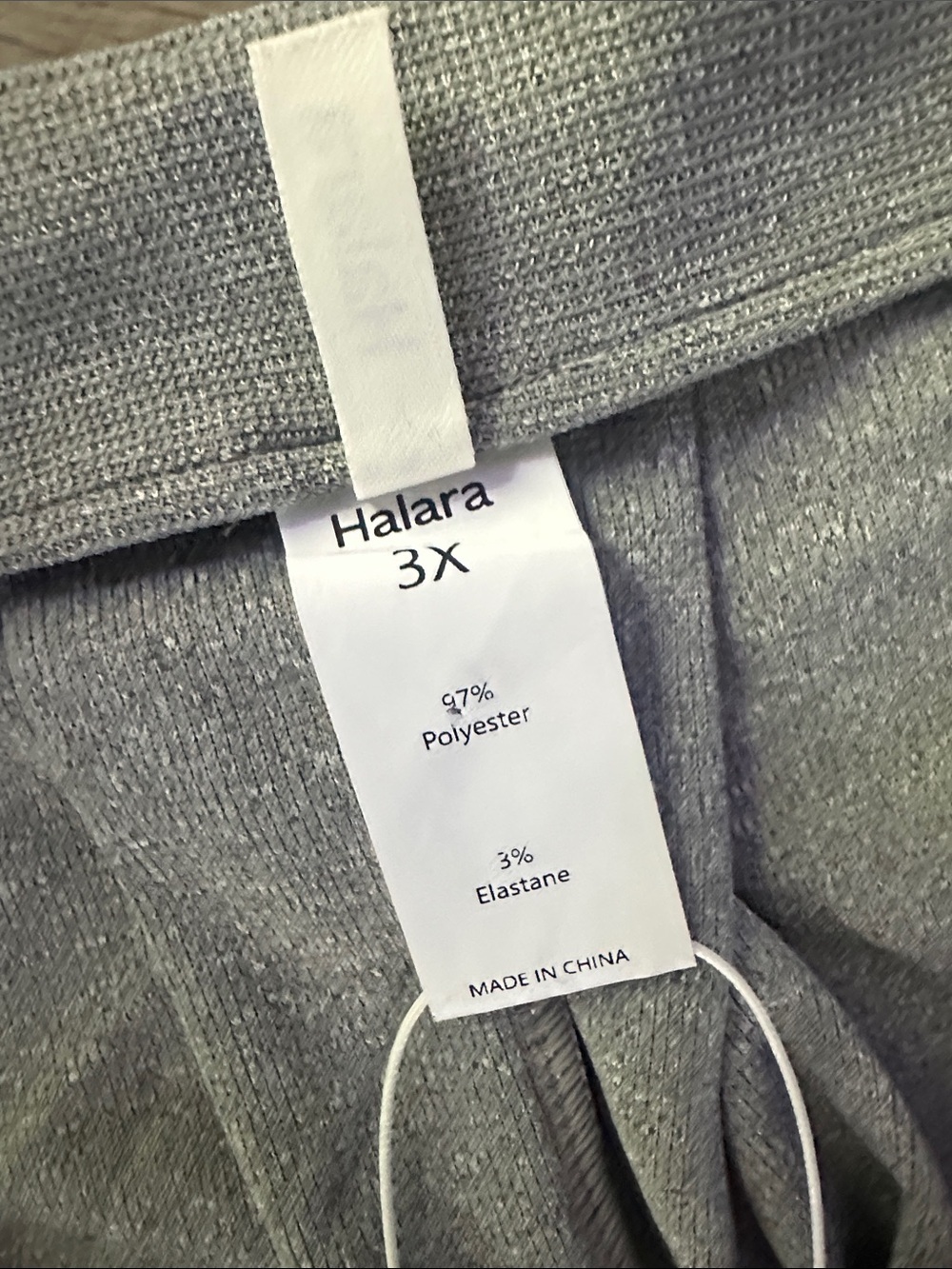 Halara NWT Wide-Leg Jumpsuit with Buttoned Straps - Light Gray women’s 3X - Picture 11 of 16